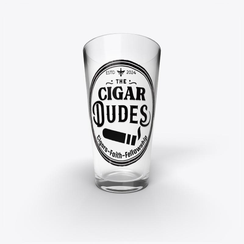 Cigar Dudes Pint Glass